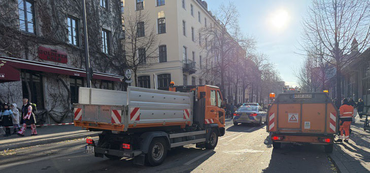 Am Ende wird aufger&auml;umt nach dem Faschingszug 2026 (&copy;Foto: Martin Schmitz) 